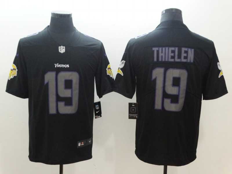 Nike Vikings 19 Adam Thielen Black Vapor Impact Limited Jersey,We sell and wholesale Nike Vikings 19 Adam Thielen Black Vapor Impact Limited Jersey on line form chian!